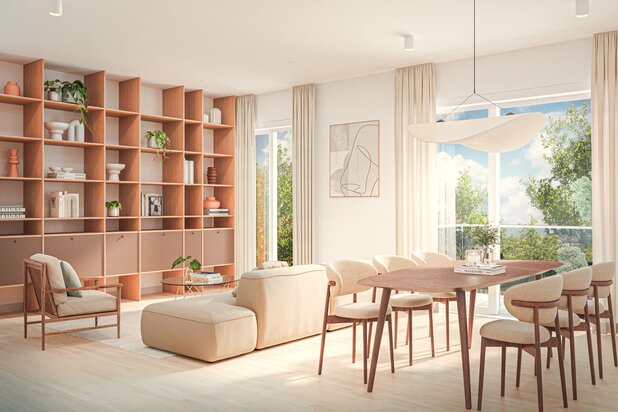 Jourdan Square - Prachtig duplex van ca.236 m² - Terras