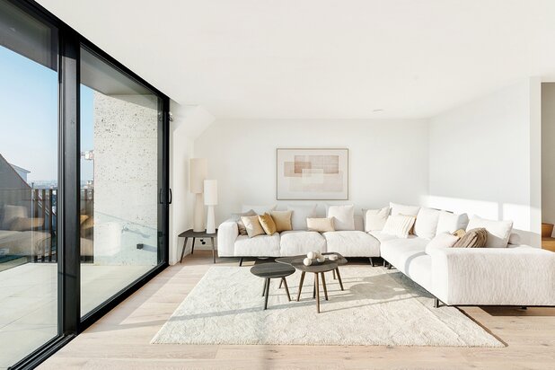 Penthouse avec terrasses spacieuses à deux pas de la Digue
