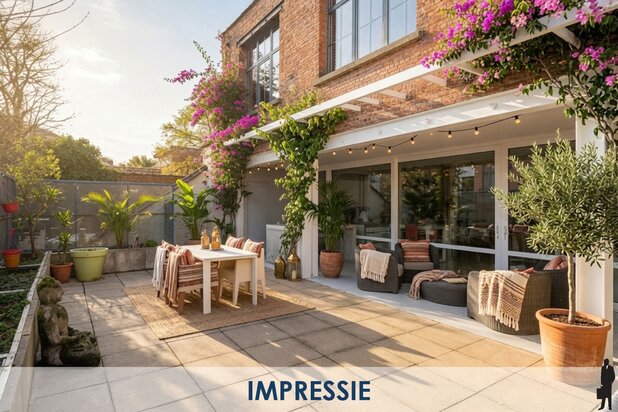 Unieke loft van 230 m² met riant oostgericht terras (75 m²) 
