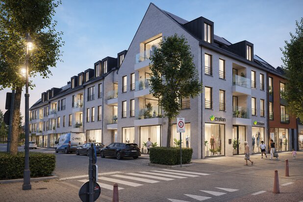 De Tram A3.1 - Penthouse van 181,50m² met 2 slaapkamers en terras met zicht op de Vrijheid.