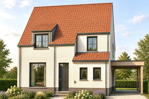 Nieuwbouwvilla te koop in centrum Eke met magnifiek verzicht!