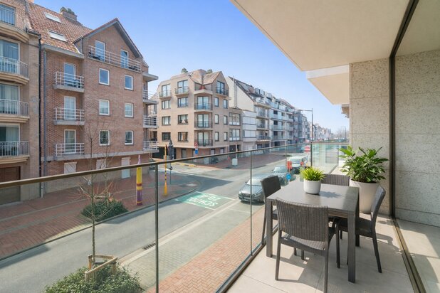 Modern apartment with a spacious terrace for sale in Knokke!