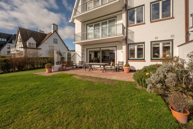 Exclusief hoekappartement in het Zoute ter hoogte van de Wandeldijk.