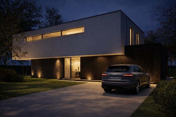 Moderne nieuwbouwvilla in groenrijk en rustig Schilde