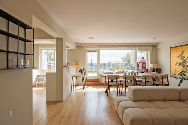 Penthouse met panoramische zichten over Gent en het Zuidpark