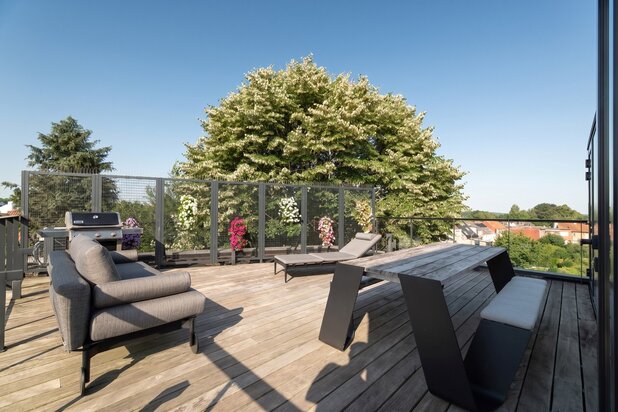 Wemmel - Penthouse met panoramisch zicht op het Geurtspark