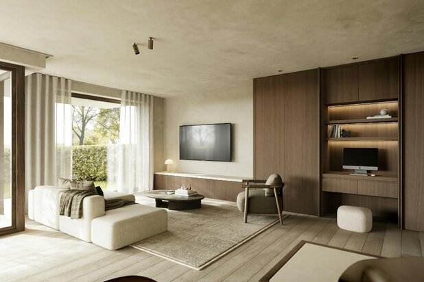 Penthouse d'exception avec terrasse panoramique sur le canal à Bellem