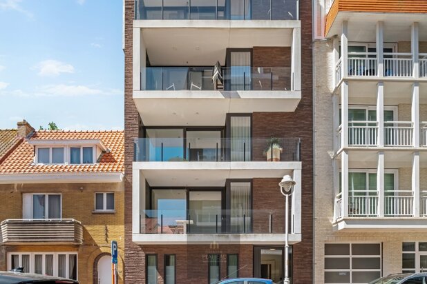 Appartement récent et prêt à emménager, avec vue latérale sur la mer, dans la résidence Robbe Douce.