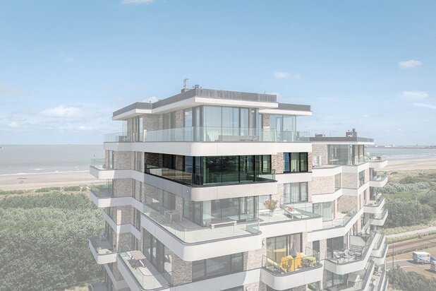 Luxe appartement met zicht op zee, polders en duinen