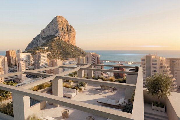 Luxury penthouse for sale in Calpe, Peñon Penthouse