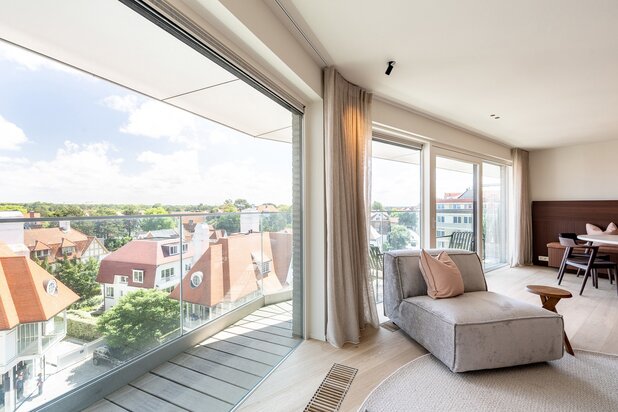 Exclusief appartement met open zicht in Zoute