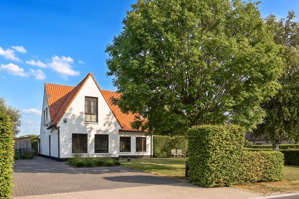 Maison individuelle - vue dégagée sur les polders de Damme