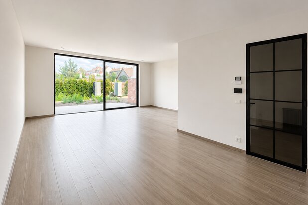Nieuwbouwkoppelvilla te huur met vijf slpkmrs te Zoute Schorre