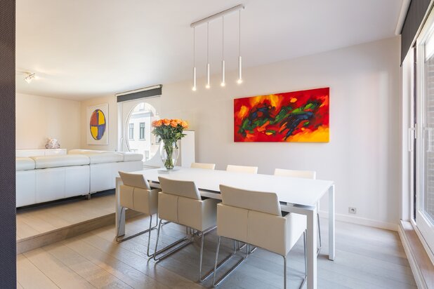 Lichtrijke woning te koop met garage nabij centrum Knokke.