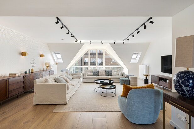 Appartement meublé prêt à emménager avec vue sur mer à Knokke.