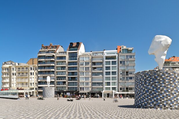 Zonnig appartement met prachtig zeezicht, gelegen aan het Rubensplein.