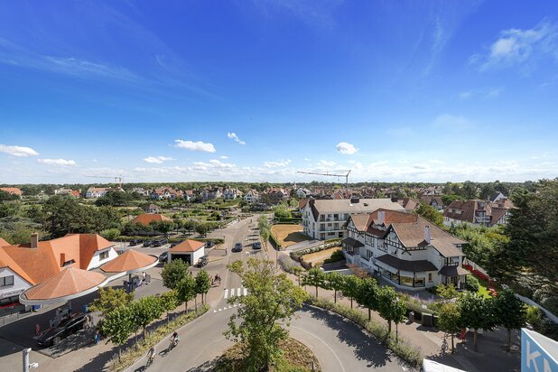 Uitzonderlijk penthouse aan de Kustlaan, in het hart van het Zoute.