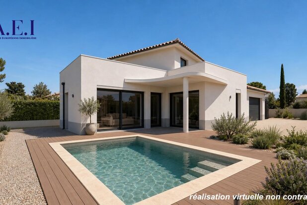 Six-Fours-Les-Plages - Villa individuelle avec jardin, pisci