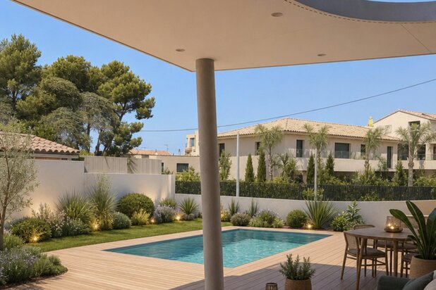 Six-Fours-Les-Plages - Villa individuelle avec jardin, pisci