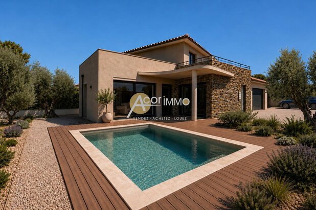 Six Fours les Plages Villa neuve T5 avec garage et piscine