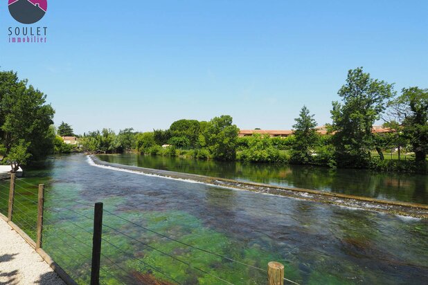 Magnifique propriété en bord de Sorgue
