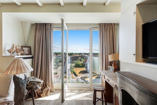 Uitzonderlijk penthouse aan de Kustlaan