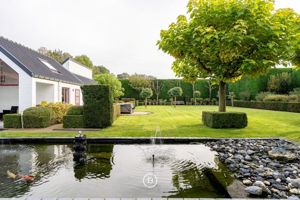 Villa met loodsen vlakbij Damse Vaart