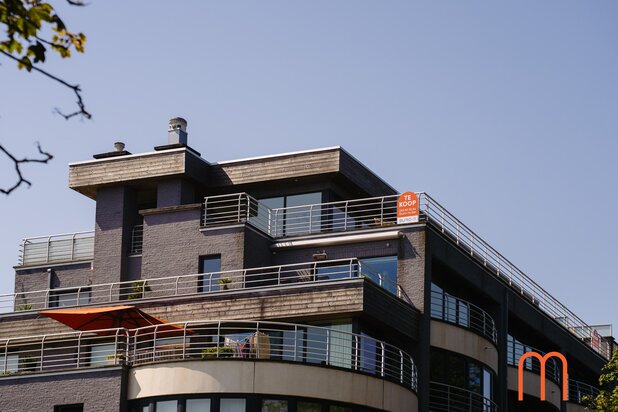 Penthouse à vendre à Ostende – 128 m² avec 145 m² de terrasses et vue panoramique