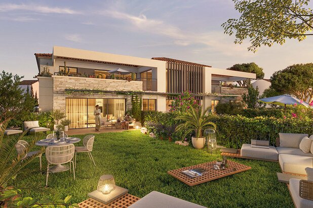 REZ DE JARDIN - 4 PIECES - 96M2 AVEC JARDIN PRIVATIF DE 124M