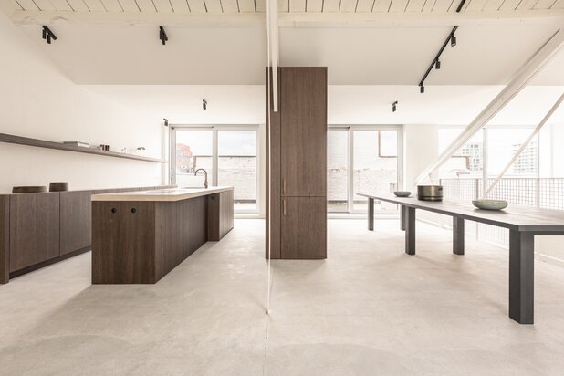 Riante loft van ca. 278 m² met 4 slaapkamers op het Eilandje