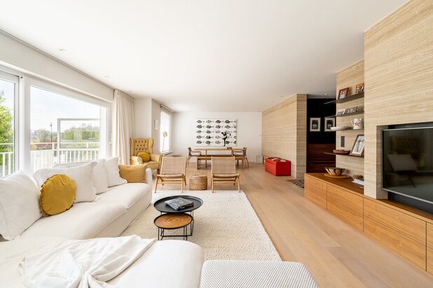 Smaakvol drieslaapkamer appartement in een standingvolle residentie in het Zoute