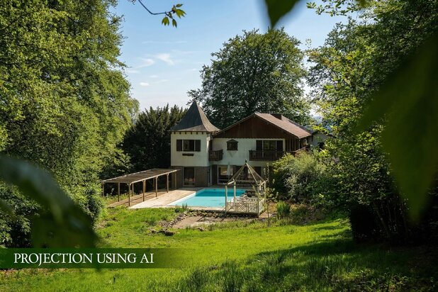 Unieke opportuniteit: villa midden in het groene Kluisbos