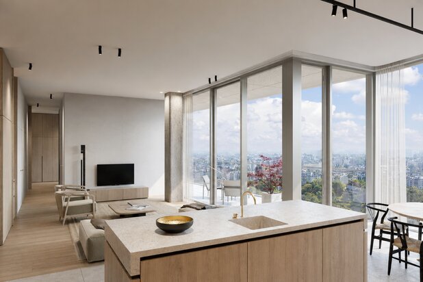 Exclusief wonen op de 26e verdieping