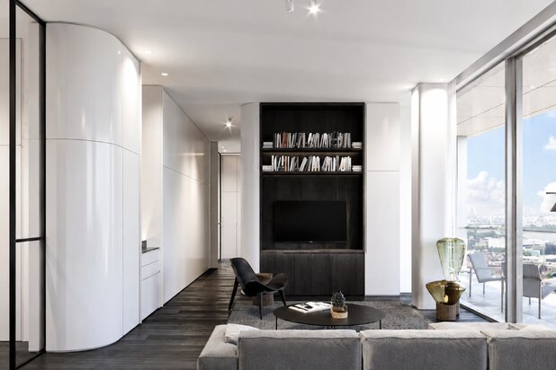 Verfijnd wonen in Antwerp Tower
