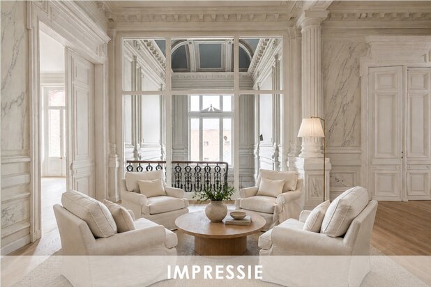 Appartement van 209m² + terras in uniek en historisch kader