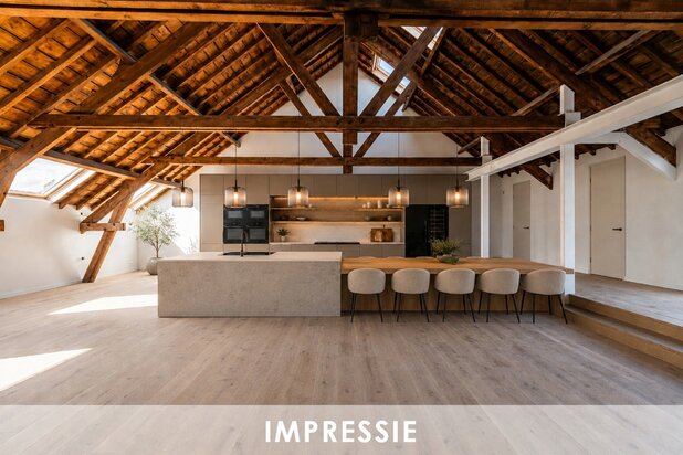 Penthouse van 264m² + terras in een uniek historisch kader