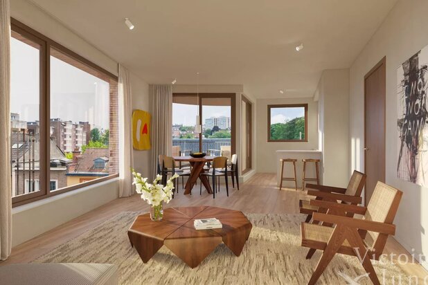 FAUBOURG 444 - 3 SLPK appartement met 1 terras