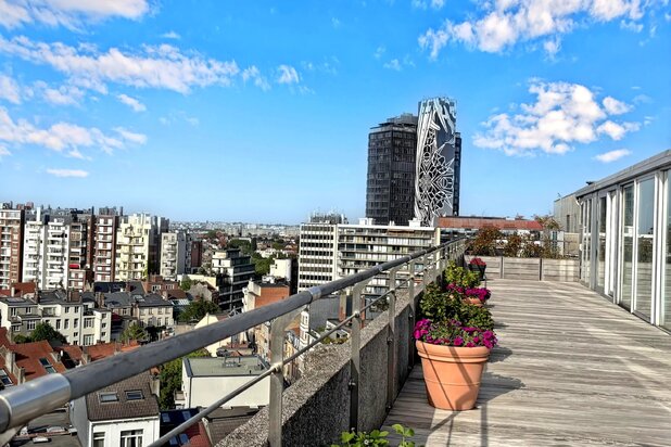 Uccle-limite Ixelles-Rooftop van uitzonderlijke 2ch - 2 grote terrassen