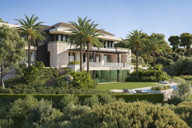 Villa met ongelofelijk uitzicht, maximale luxe en privacy in La Zagaleta, Benahavis