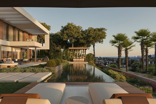 Indrukwekkende off-plan villa in een exclusief wooncomplex in Nueva Andalucia, Marbella