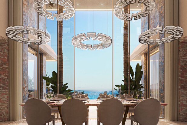 Iconische op maat gemaakte villa met Versace Home-design in Ocho de Oro, Marbella