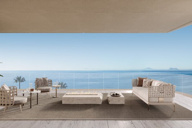 Prachtig duplex penthouse aan de zeefront in het centrum van Estepona, Tyrian in Estepona