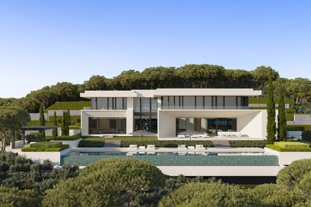 Exclusieve hedendaagse residentie omringd door natuur in Benahavís