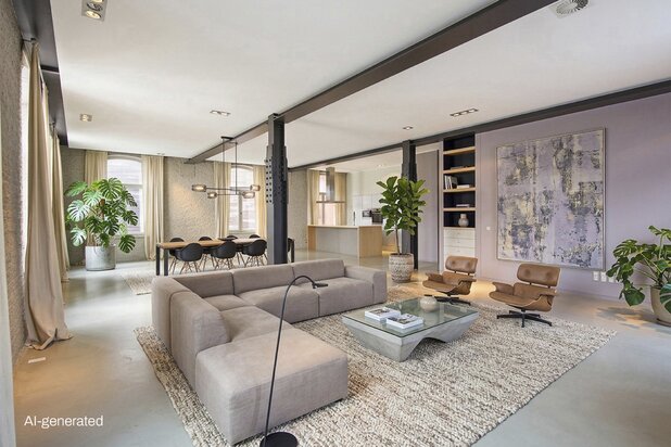 Ruime loft met schitterend zicht op de Rupel