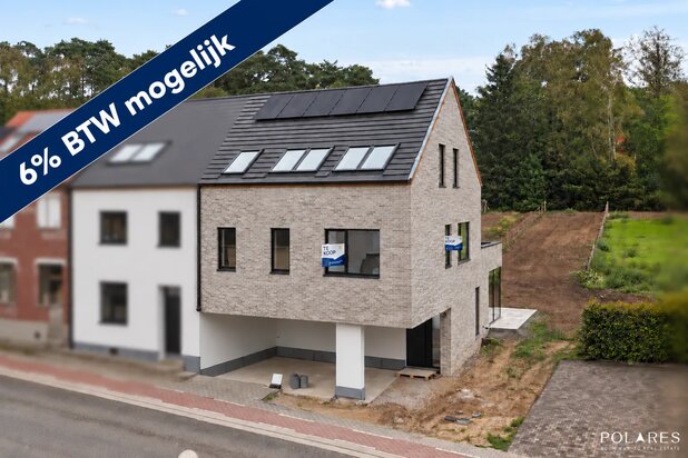 Architecturale nieuwbouwwoning met vide, 4 slaapkamers, mogelijk 6% BTW