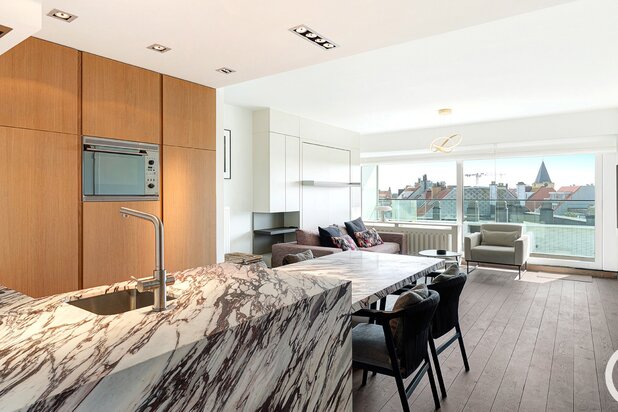 Luxueus éénslaapkamer appartement op toplocatie te Zoute