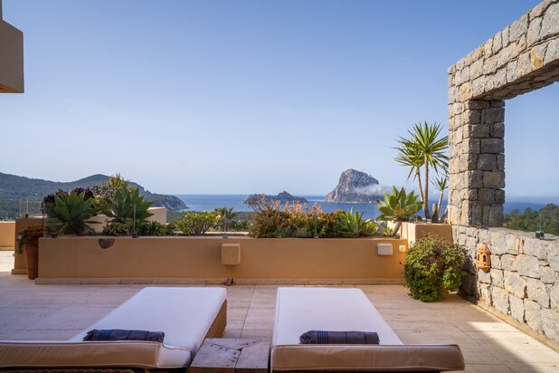 Penthouse met open zicht op Es Vedra