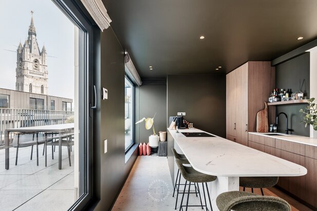 Penthouse met prachtig panoramisch zicht over Gent