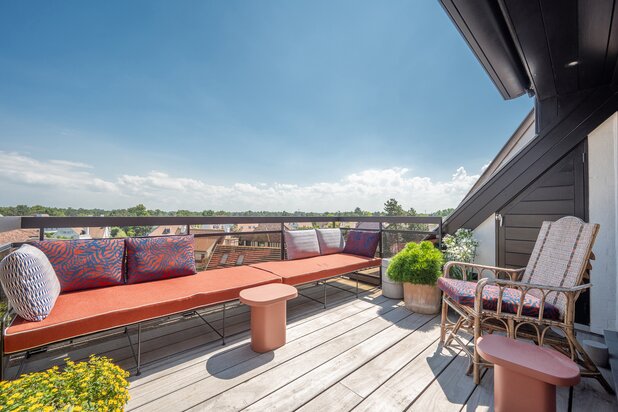 Penthouse met open zichten over het Zoute