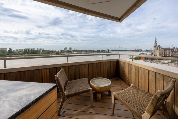 Exclusief appartement met panoramisch Scheldezicht